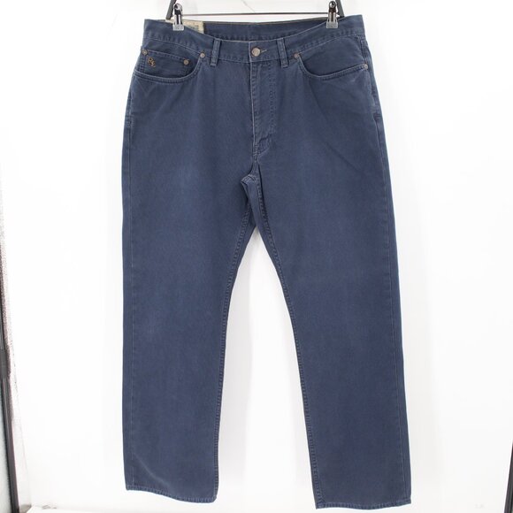 Polo Ralph Lauren Jeans Mens 36 650 Straight Leg Cotton Relaxed Fit Denim blue - Picture 1 of 14